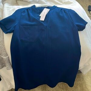 Navy peacoat dress size S NEW